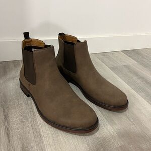 Mens Chelsea Boots Casual Leather Ankle Boots Comfortable Stylish Size 10